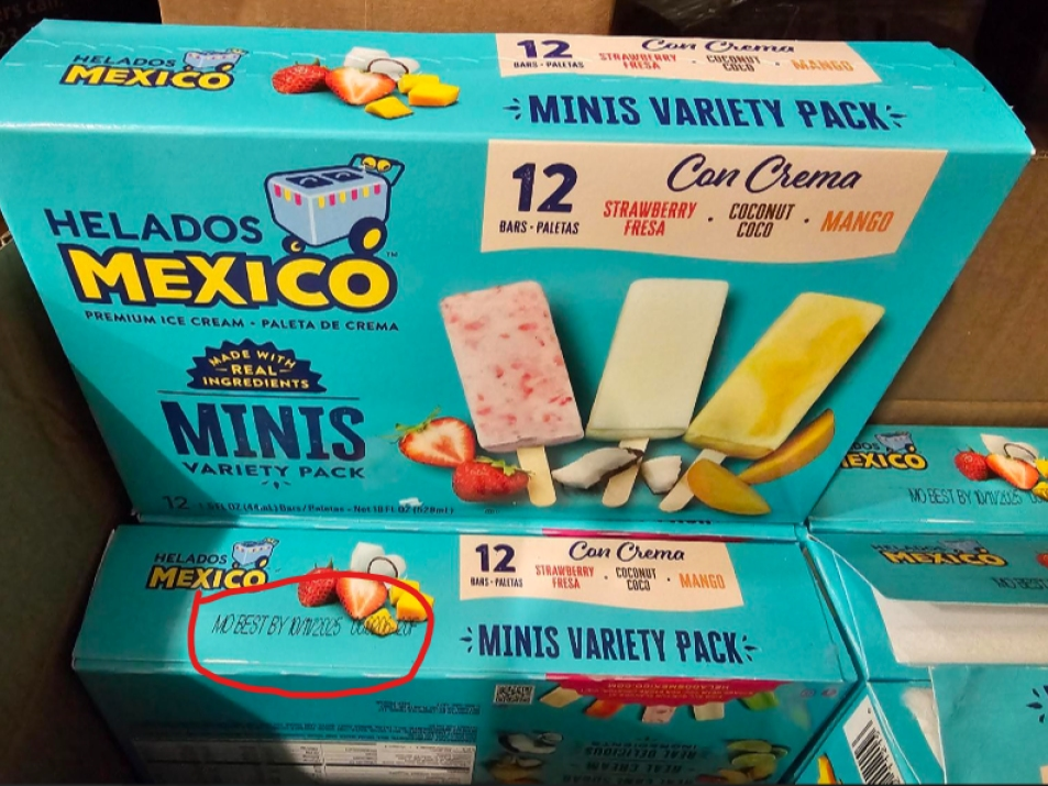 Salmonella Concerns Prompt Recall of Helados Mexico Mini Ice Cream Variety Packs
